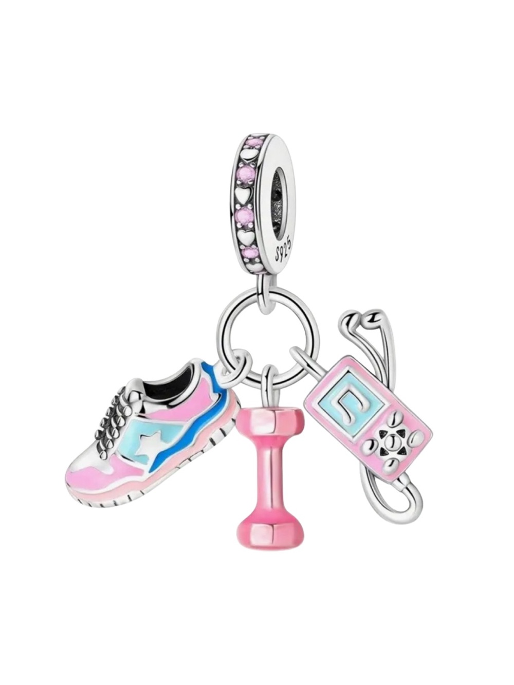 925 Workout Charm-NEW